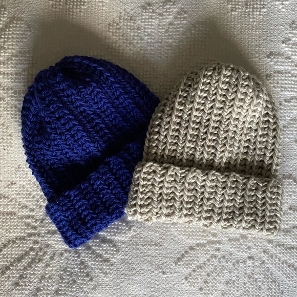 MADE TO ORDER 100% WOOL CROCHET BEANIES - Picture 2 of 3